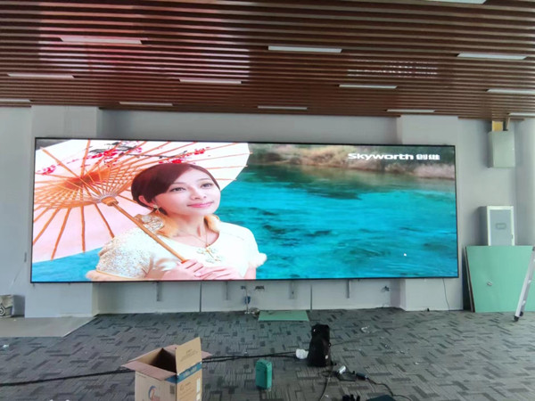 贞丰P1.53led小间距屏安装案例